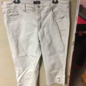 NYDJ Khaki denim Capris size 14W
